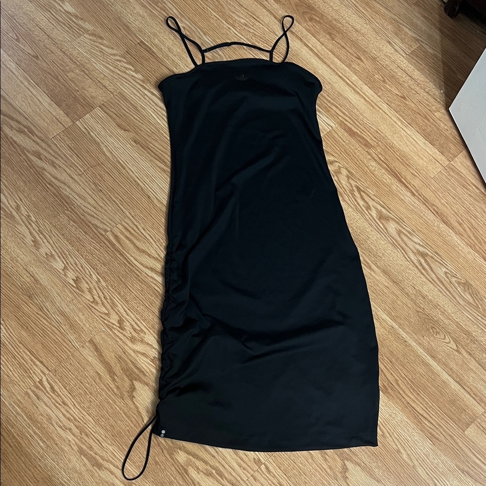 Adidas Sporty Black Midi Dress